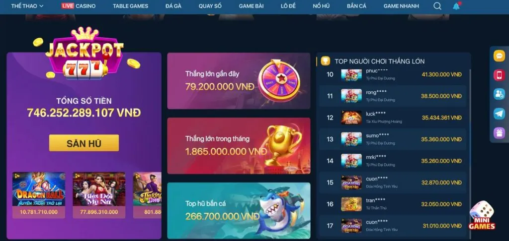 Các phương thức nạp và rút tiền tại WS168
